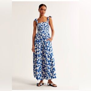 A&F Emerson Tie Strap Maxi Dress